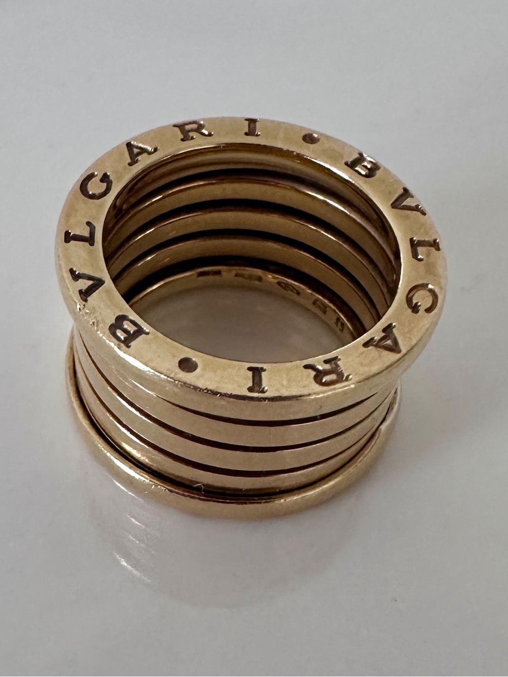 Bvlgari B.zero gold XX anniversary 5-band ring
